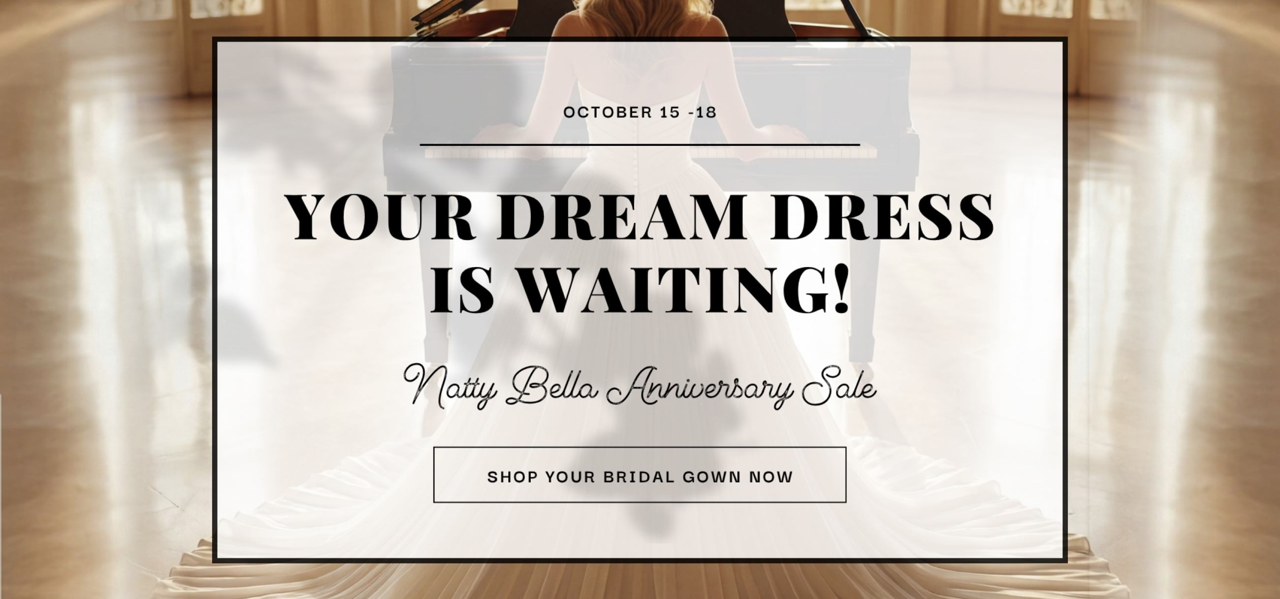 anniversary sale banner desktop